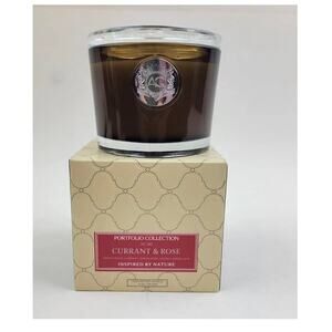 New Aquiesse 5 oz scented soy jar candle currant and rose